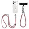 Tech-Protect C10S Rope Crossbody- ja ranneke -setti, Dusty Rose/Titaani