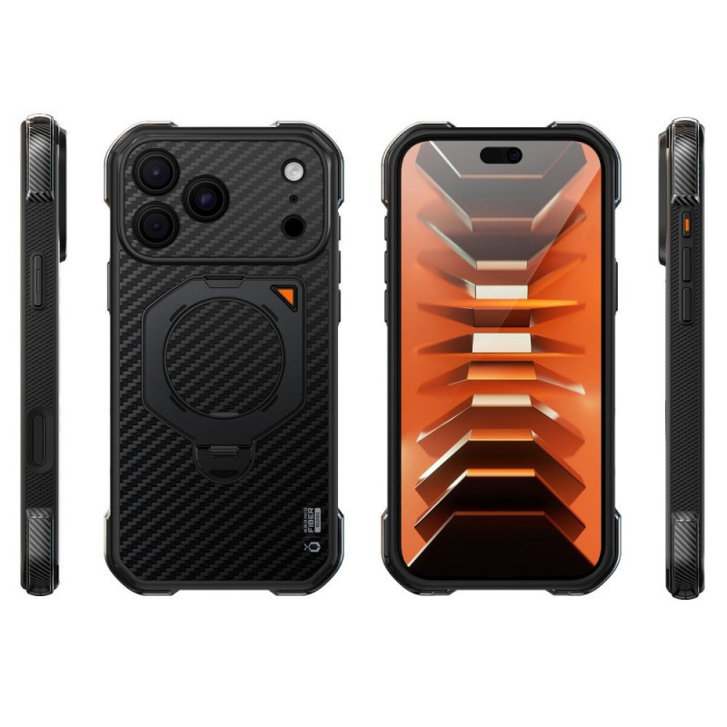 Supcase UB Aero MagSafe Aramid -suojakotelo Apple iPhone 17 Pro Max / 18 Pro Max -puhelimelle, musta