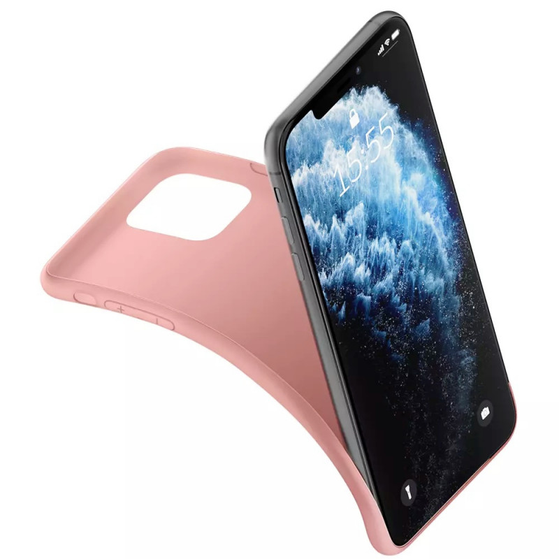 3MK Matt Case suojakotelo Apple iPhone 14 Pro Max -puhelimelle, pinkki