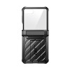 Supcase Unicorn Beetle Pro -suojakotelo Samsung Galaxy Z Flip 8 -puhelimelle, musta