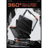 Supcase Unicorn Beetle Pro -suojakotelo Samsung Galaxy Z Flip 8 -puhelimelle, musta