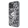 Adidas OR SnapCase Leopard -suojakotelo Apple iPhone 13 Pro Max -puhelimelle, harmaa
