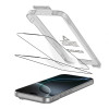 Tech-Protect Quick Set+ karkaistu lasi -näytönsuojus Apple iPhone 17 Pro Max -puhelimelle, musta (2 kpl)
