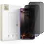 Tech-Protect Glass Spy+ THP4511 yksityisyydensuojaava karkaistu lasi Apple iPhone 16 Pro Max / 17 Pro Max -puhelimelle (2 kpl)
