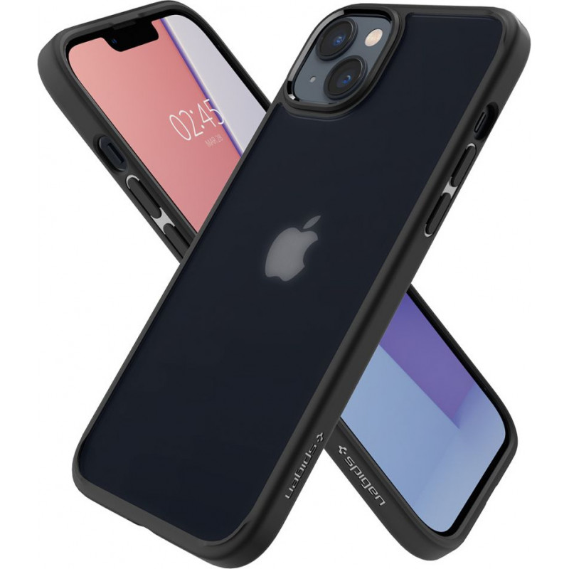 Spigen Ultra Hybrid Apple iPhone 14 Plus / 15 Plus -kuori, Frost Black