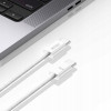 Tech-Protect Ultraboost Classic USB-C / USB-C PD -kaapeli, 60W, 3A, 100 cm, valkoinen