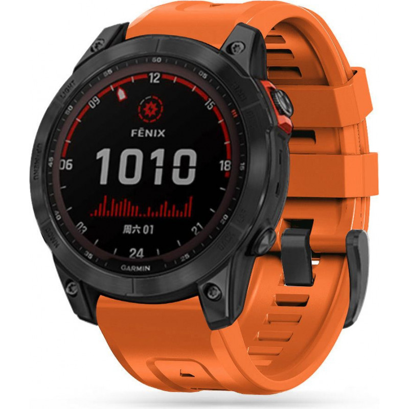 Tech-Protect Iconband THP924ORG -ranneke Garmin Fenix 5/6/6 Pro/7 -kelloihin, oranssi