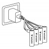 Verbatim 30249 USB-C ladattavat akut Li-ion AA 2100 mAh (4 kpl)