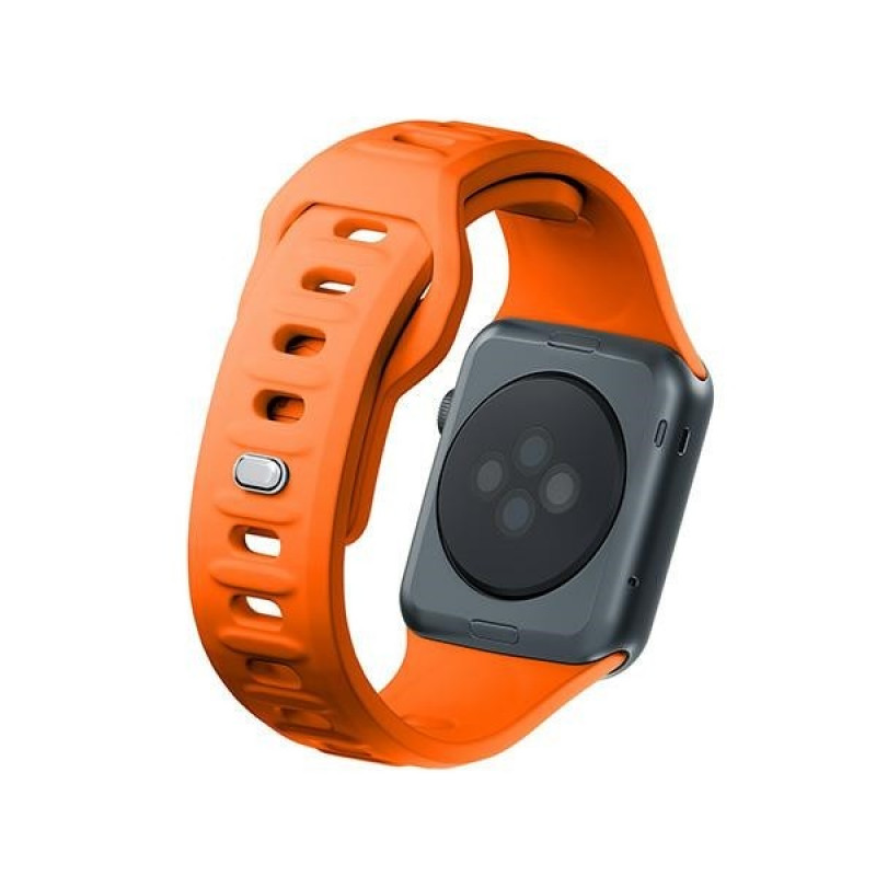 3mk Silikoninen kellonranneke Apple Watch 38/40/41 mm, oranssi