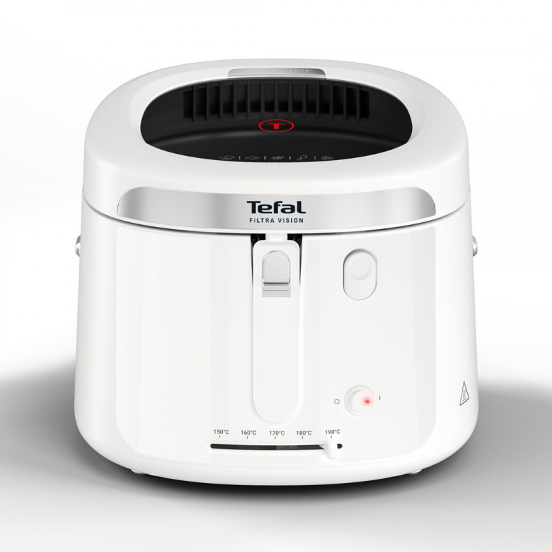Tefal Filtra Vision FF2541E0 -uppopaistin, 2,1 L, 1900 W, valkoinen