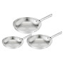 Tefal Duetto On B866S334 -paistinpannusarja, 3 kpl, 20/24/28 cm, ruostumaton teräs
