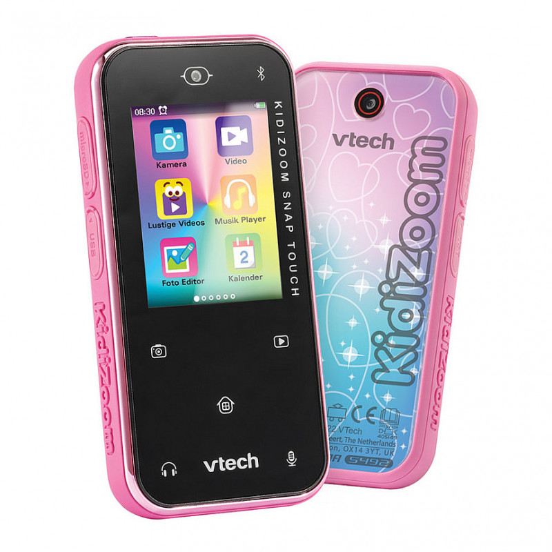 VTech KidiZoom Snap Touch 80-549254 lasten digitaalikamera, vaaleanpunainen