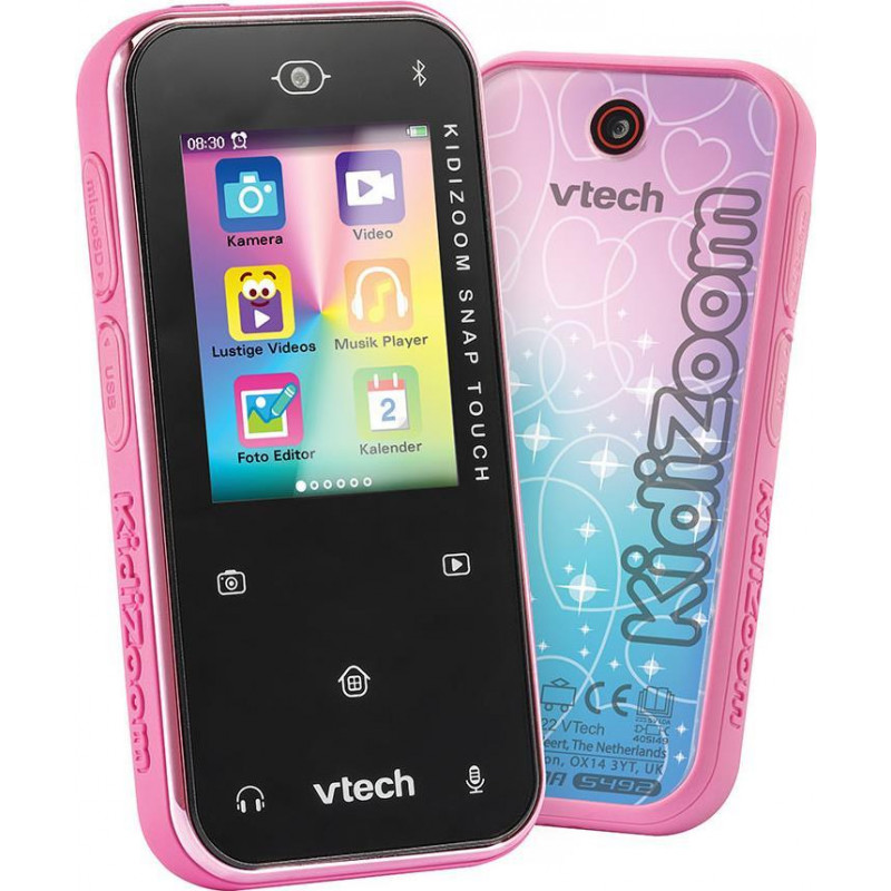 VTech KidiZoom Snap Touch 80-549254 lasten digitaalikamera, vaaleanpunainen