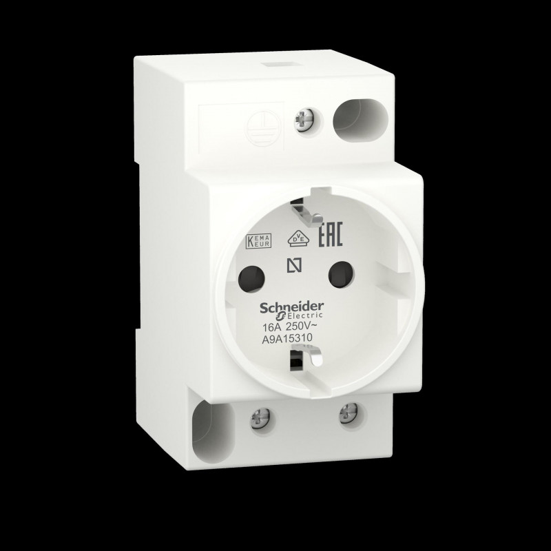 Schneider Electric A9A15310 pistorasia, 16 A, 250 V, 2P+E, DIN 49440