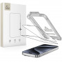 Tech-Protect Quick Set+ karkaistu lasi Apple iPhone 15 Pro -puhelimeen (2 kpl), musta