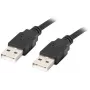 Lanberg USB-A M/M 2.0 -kaapeli 0,5 m, musta