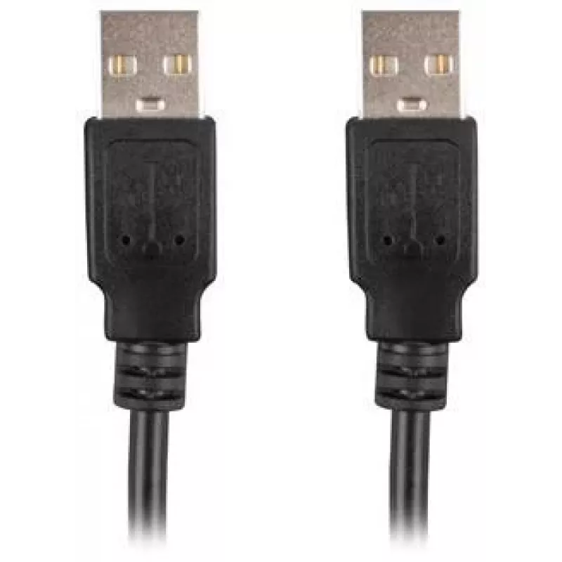 Lanberg USB-A M/M 2.0 -kaapeli 0,5 m, musta