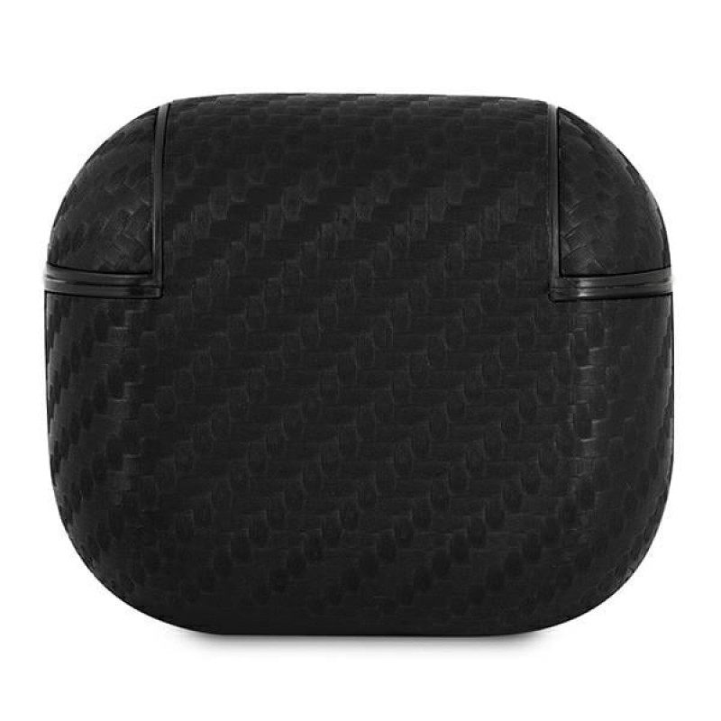 BMW BMA3WMPUCA PU Carbon M Collection -suojakotelo Apple AirPods 3 -kuulokkeille, musta