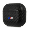 BMW BMA3WMPUCA PU Carbon M Collection -suojakotelo Apple AirPods 3 -kuulokkeille, musta
