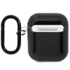 BMW BMA222SWTK Multiple Colored Lines -suojakotelo Apple AirPods 1/2 -kuulokkeille, musta