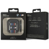 BMW BMA222SWTK Multiple Colored Lines -suojakotelo Apple AirPods 1/2 -kuulokkeille, musta