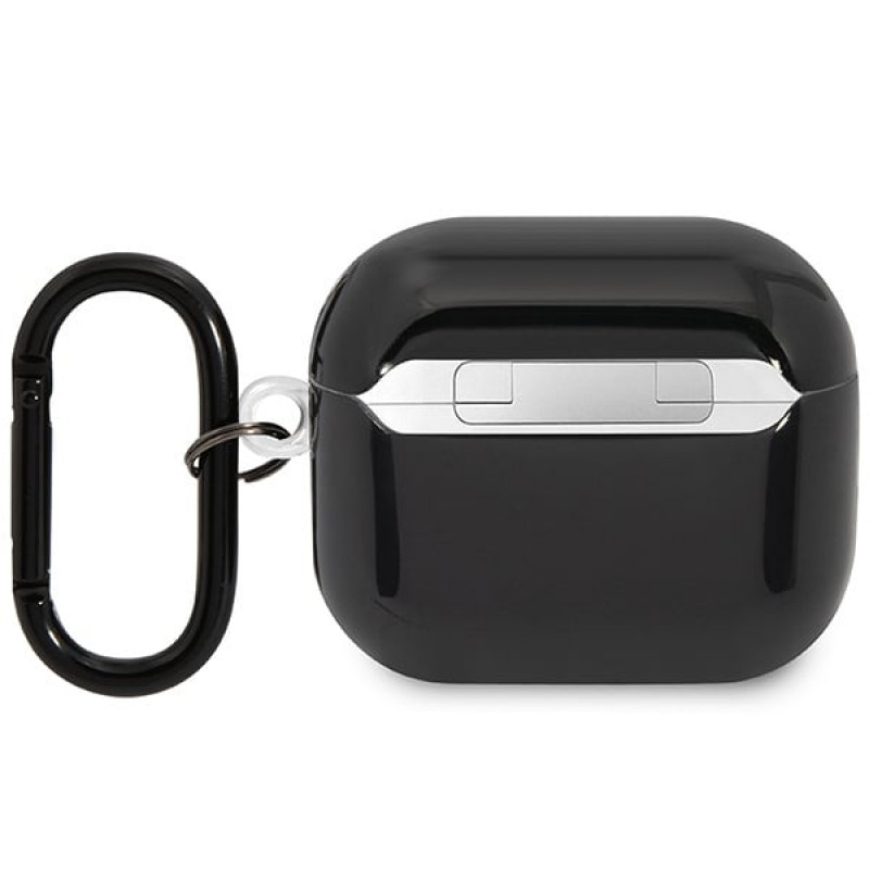 BMW BMA322SWTK Multiple Colored Lines -suojakotelo Apple AirPods 3 -kuulokkeille, musta