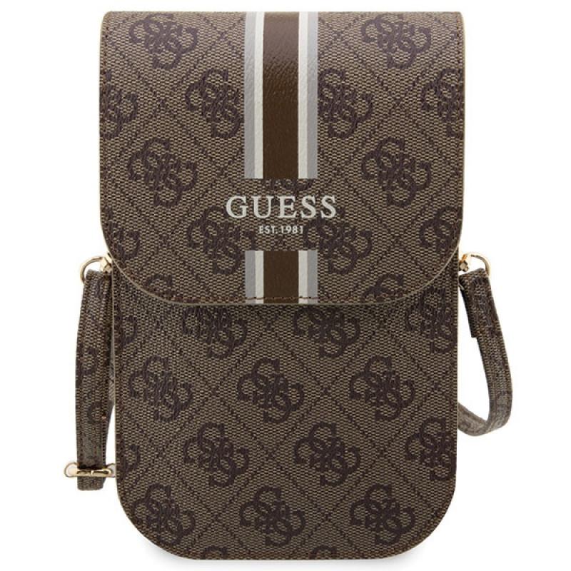 Guess GUWBP4RPSW 4G Stripes käsilaukku, ruskea