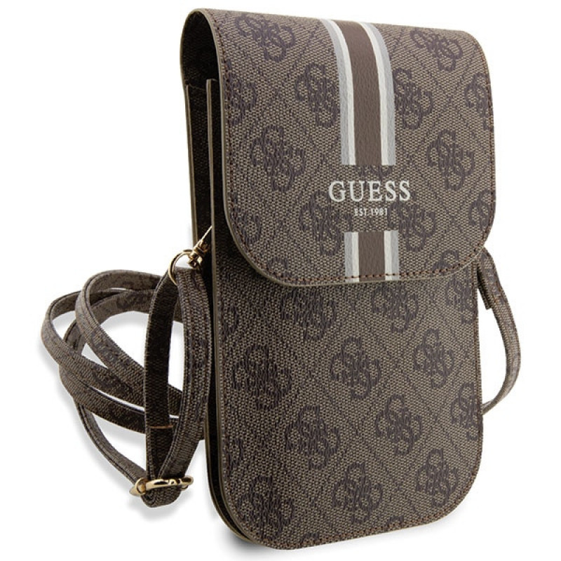 Guess GUWBP4RPSW 4G Stripes käsilaukku, ruskea
