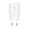 Tech-Protect NCA30 USB-A, USB-C seinälaturi PD 30W / QC3.0, valkoinen