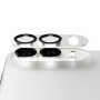 PanzerGlass Fender -kameransuojus iPhone Duo -puhelimelle, valkoinen