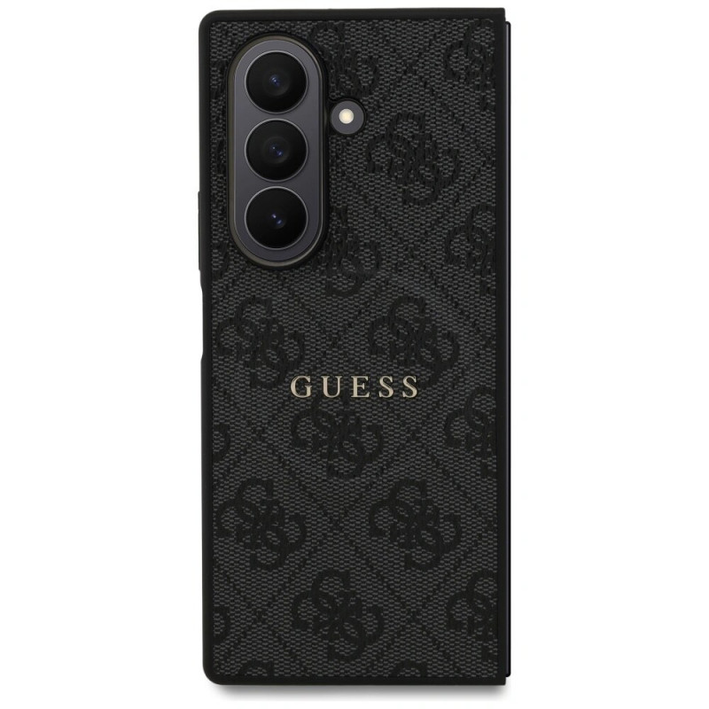 Guess 4G Classic MagSafe -kuori Samsung Galaxy Z Fold7 -puhelimelle, musta