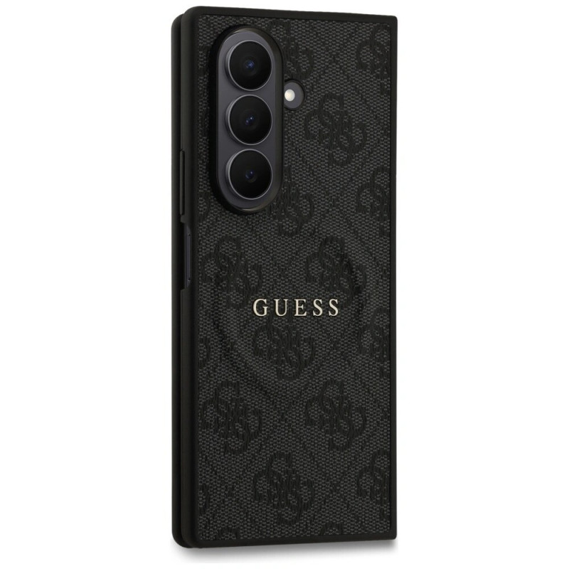Guess 4G Classic MagSafe -kuori Samsung Galaxy Z Fold7 -puhelimelle, musta