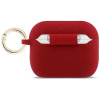 Guess silikoninen Glitter Ring -suojakotelo Apple AirPods Pro 3 -kuulokkeille, fuksia
