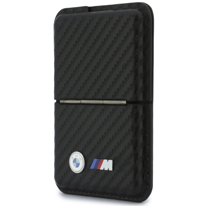 BMW M Carbon Metal Logos MagSafe -lompakko, musta
