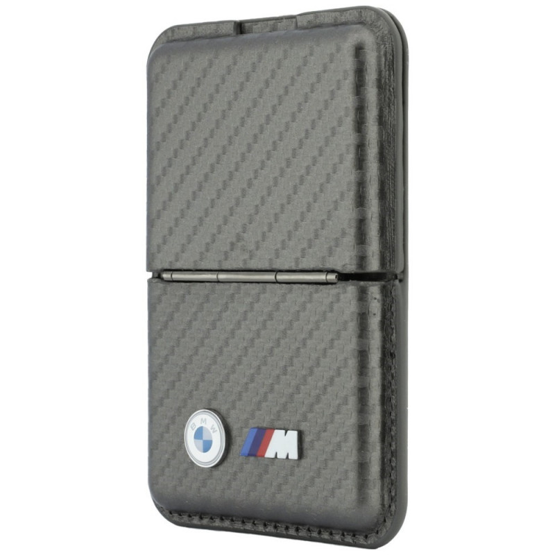 BMW M Carbon Metal Logos MagSafe -lompakko, antrasiitti