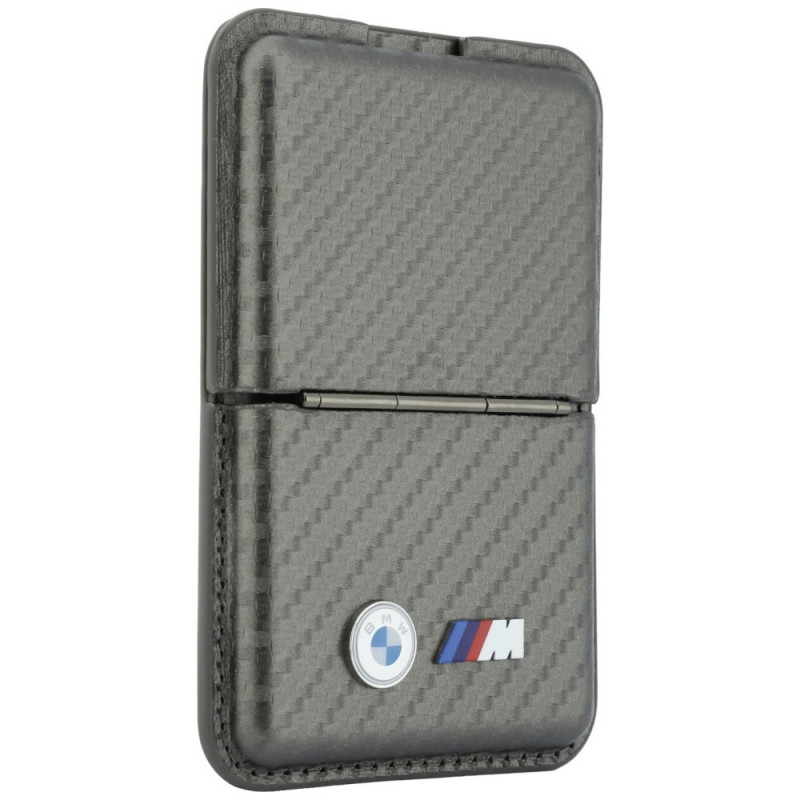 BMW M Carbon Metal Logos MagSafe -lompakko, antrasiitti