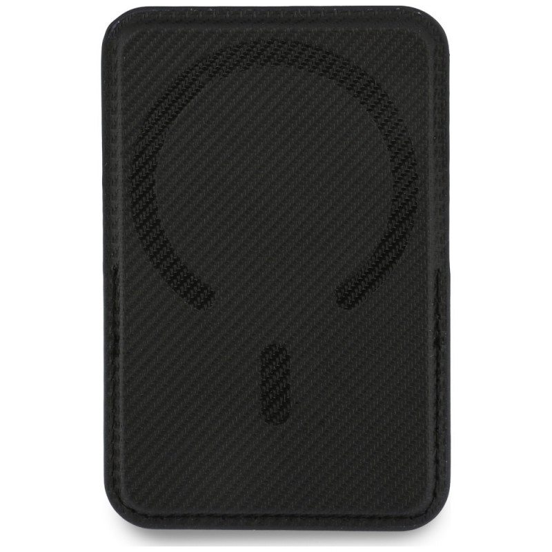 BMW Carbon Metal Logos MagSafe -lompakko, musta