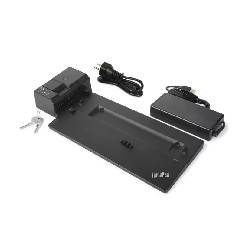 Lenovo ThinkPad Basic -telakointiasema, 10/100/1000 Mbit/s, musta, Kensington-lukko, 40AG0090SA