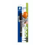 STAEDTLER Lumocolor duo permanent DIY-tussi, 2 kärkeä, 0,6 mm / 1,5 mm, blisteri (348-9 BK-1)
