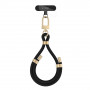 Tech-Protect C4S Rope Wrist Strap, musta/kulta