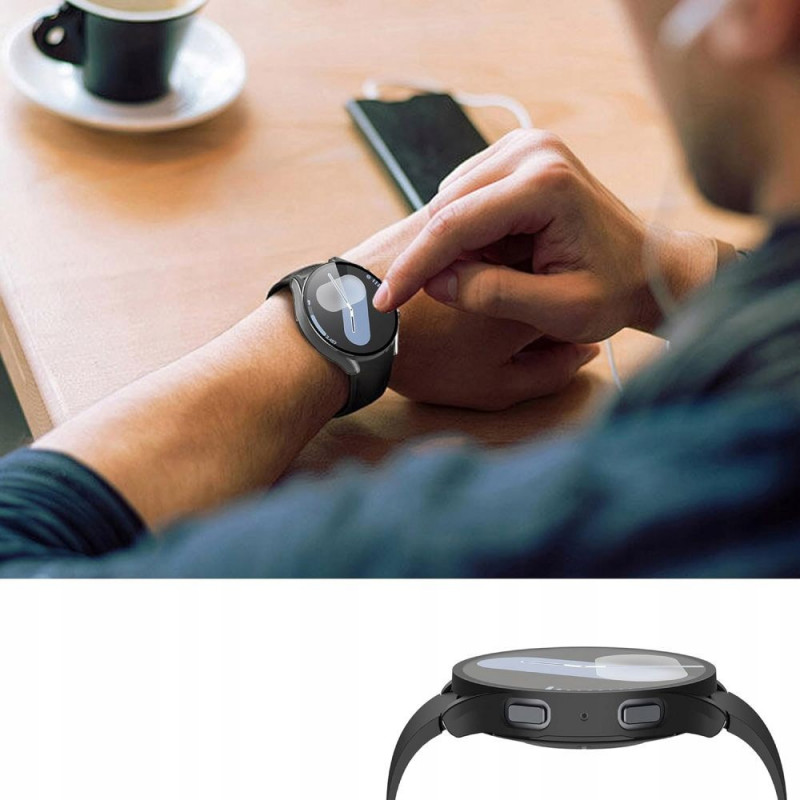 Tech-Protect Defense360 -suojakotelo Samsung Galaxy Watch 7 44 mm -kellolle, musta