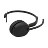 Jabra Evolve3 65 UC Mono -kuulokemikrofoni, Link 390c, latausteline, musta (36599-889-889)