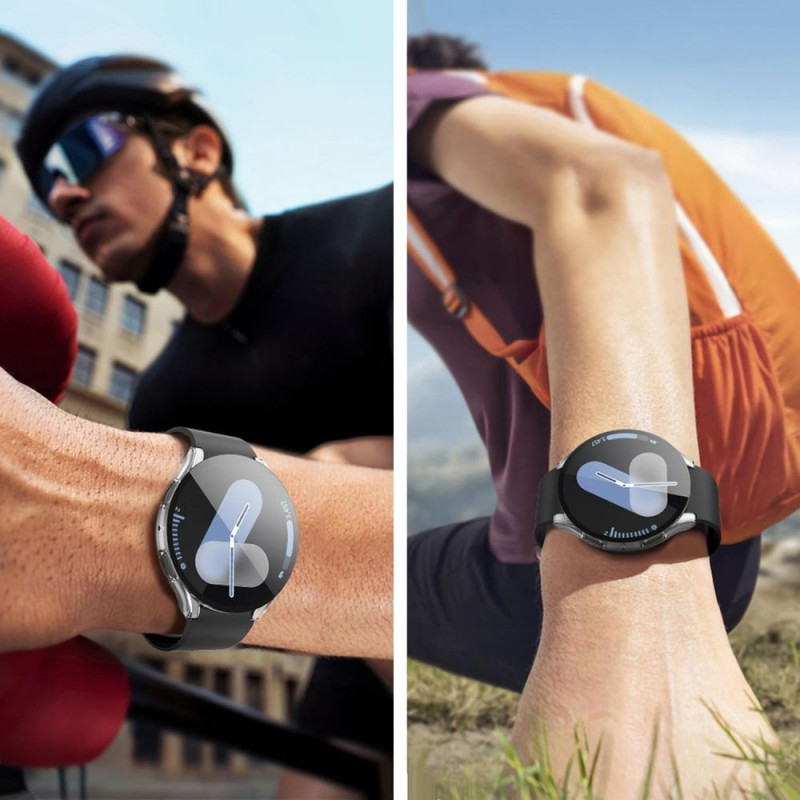 Tech-Protect Defense360 -suojakuori Samsung Galaxy Watch 7 44 mm -kellolle, kirkas