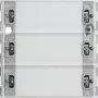 Gira-painikeanturi 3 Comfort 513300, 3-osainen, KNX, System 55