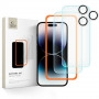 Tech-Protect Supreme Set karkaistu lasi Apple iPhone 16 Pro Max -puhelimelle, kirkas (3 kpl)