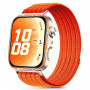 Tech-Protect nailonranneke Huawei Watch Fit 3 / 4 / 4 Pro / 5 / 5 Pro -kelloille, oranssi