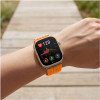 Tech-Protect nailonranneke Huawei Watch Fit 3 / 4 / 4 Pro / 5 / 5 Pro -kelloille, oranssi