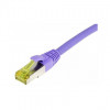 Synergy21 Synergy 21 S217768 -verkkokaapeli RJ45, CAT6A 500 MHz, 7,5 m, violetti, S/FTP (S-STP), TPE/LSZH Ultraflex, AWG26, CAT7-raakakaapeli