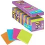3M Post-it Super Sticky Notes 654SE24P, 76 x 76 mm, 90 arkkia per lehtiö, 4 väriä (edullinen pakkaus)