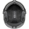 UVEX Wanted Visor pro V -laskettelukypärä, musta matt